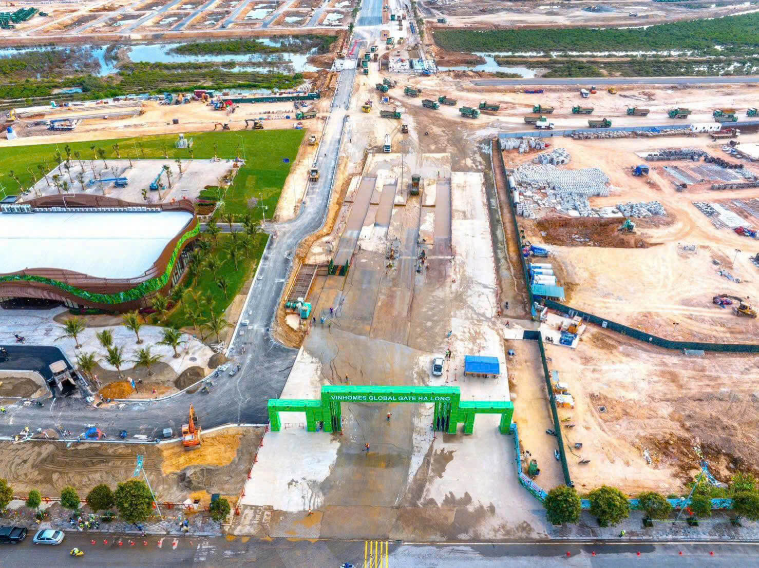 Tiến độ thi công dự án Vinhomes Global Gate Hạ Long tháng 4.2026